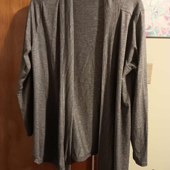 Eddie Bauer Cardigan Size Large Grey Long Sleeve Open Front - Picture 1 of 1